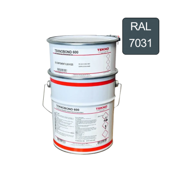 Эпоксидная краска для бетонного пола Teknobond 600 5 кг серая (RAL 7031) (Текнобонд 600)